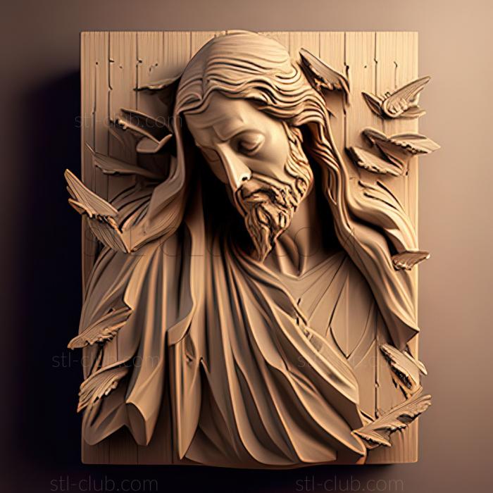 3D model st jesus (STL)